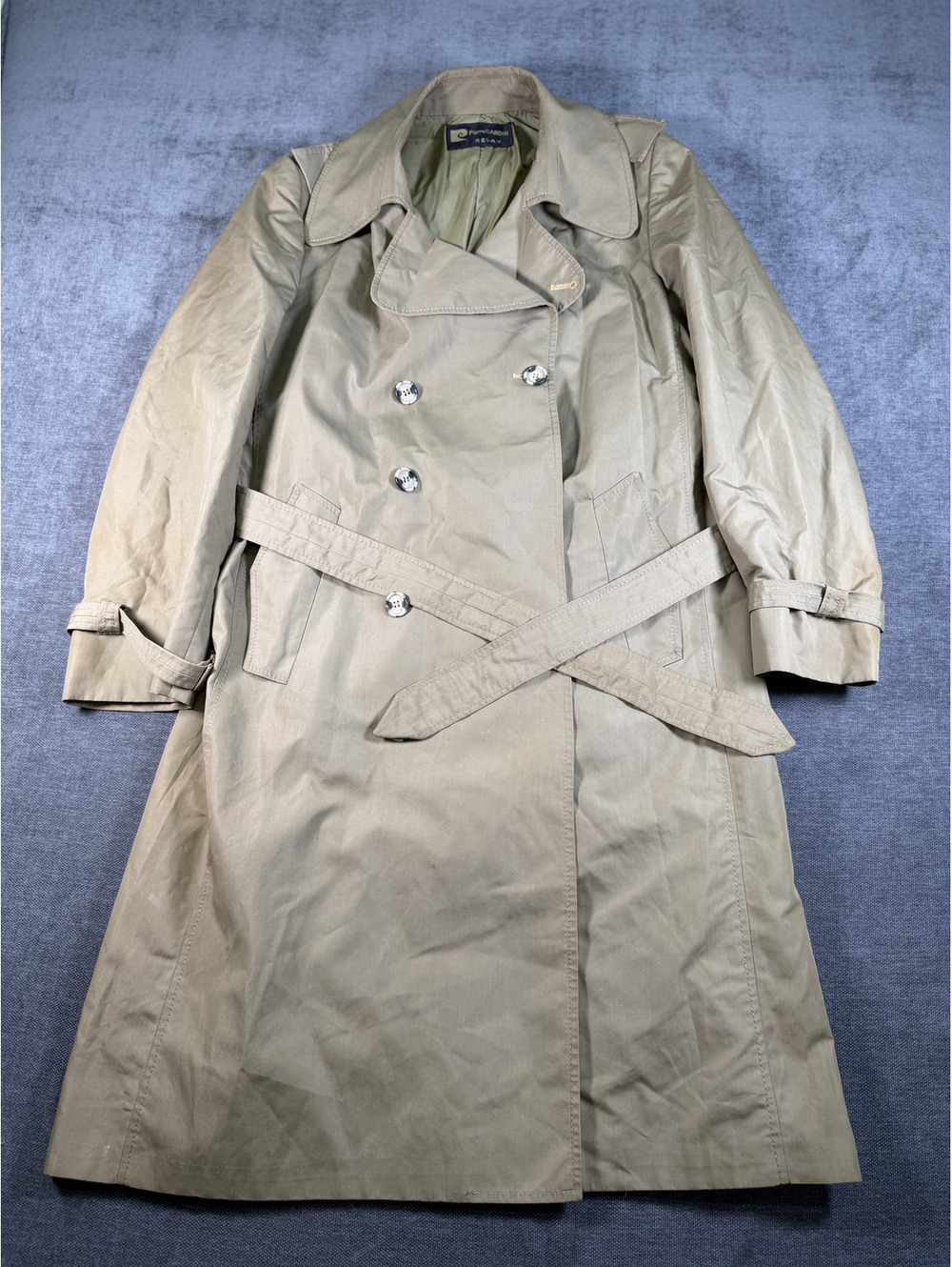 Pierre Cardin Relax Beige Trench Coat with Belt